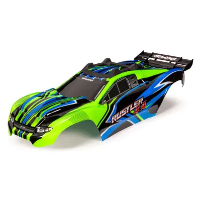 Traxxas karosérie Rustler 4X4 zeleno-modrá