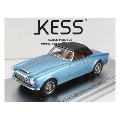 Kess-model Ferrari 212 Inter Sn0235eu Cabriolet Closed 1952 1:43 Světle Modrá S Černou