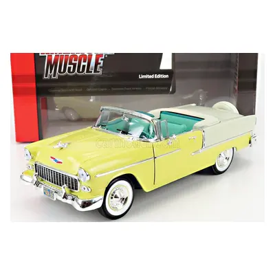 Autoworld Chevrolet Bel Air Cabriolet Open 1955 1:18 Žluté Stříbro