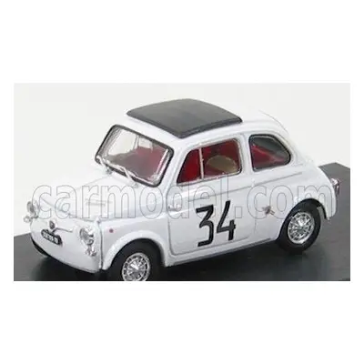 Brumm Fiat 500 595 Abarth N 34 Winner Criterium Apertura Monza 1964 Franco Patria 1:43 Bílá