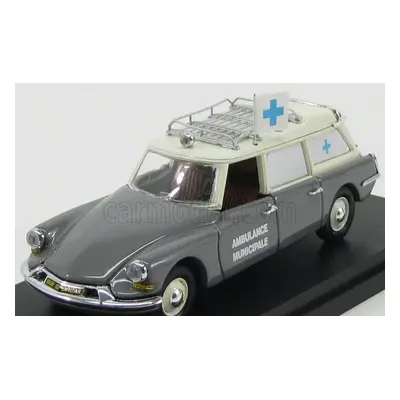 Rio-models Citroen Ds19 Break Ambulanza Municipale 1962 - Ambulance 1:43 2 Tóny Šedé