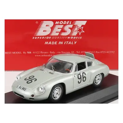 Best-model Porsche 356 Carrera Abarth N 96 Targa Florio 1961 Linge - Von Hanstein 1:43 Silver