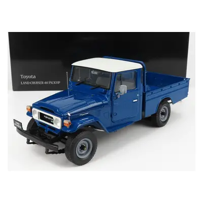 Kyosho Toyota Land Cruiser 40 4x4 Pick-up 1980 1:18 Modrá Bílá