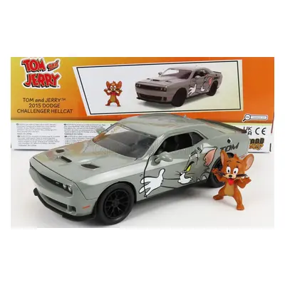 Jada Dodge Challenger Coupe 2015 - Tom & Jerry 1:24 Grey