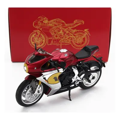 Cm-models Mv agusta 800 Superveloce N 1 Ago 2022 1:18 Matná Červená Stříbrná Černá