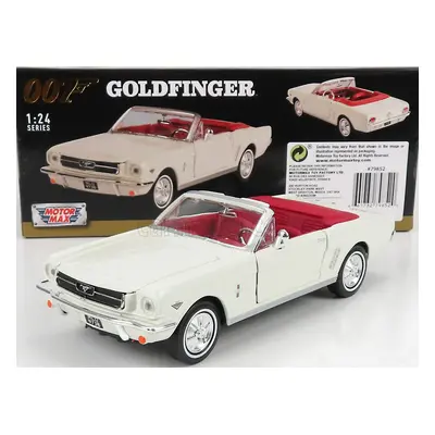 Motor-max Ford usa Mustang Cabriolet Open 1964 - James Bond 007 - Goldfinger - Missione Goldfing