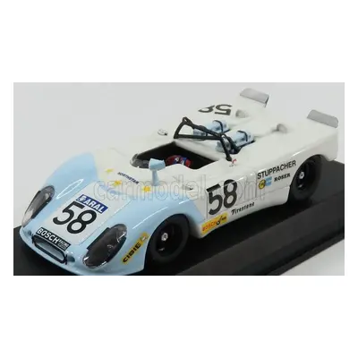 Best-model Porsche Flunder N 58 24h Le Mans 1972 Roser - Stuppacher 1:43 Bílá Světle Modrá