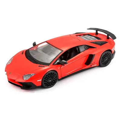 Bburago Lamborghini Aventador LP 750-4 SV 1:24 červená