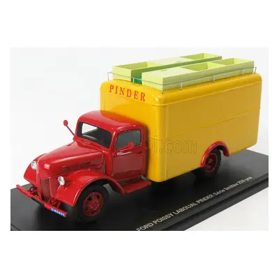 Perfex Ford usa Truck Van Poissy Laboual Circus Pinder 1951 1:43 Červená Žlutá