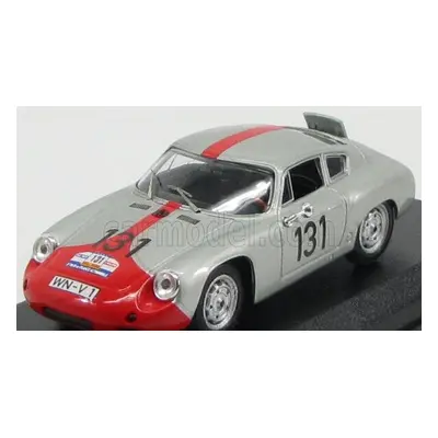 Best-model Porsche Abarth N 131 Tour De France 1961 Walter - Strahle 1:43 Silver Red