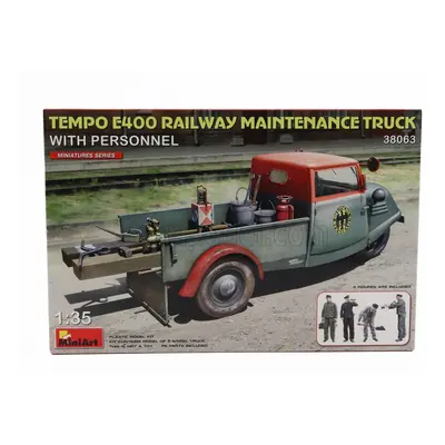 Miniart Tempo E400 Railway Truck 3-wheels 1962 1:35 /