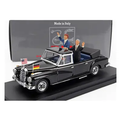 Rio-models Mercedes benz 300d (w189) Cabriolet Open 1963 With Konrad Adenauer And John Fitzgeral