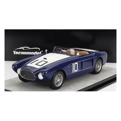 Tecnomodel Ferrari 340 Mexico Spider N 10 2nd Pebble Beach 1953 B.spear 1:18 Modrá Bílá