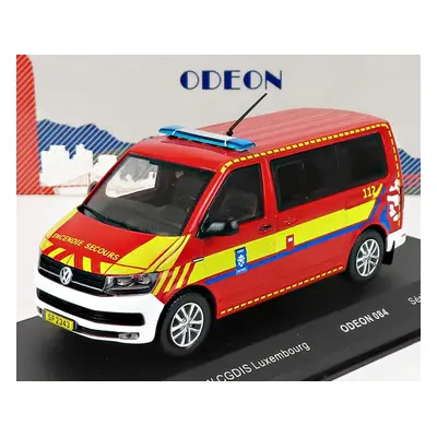 Odeon Volkswagen T6 Minibus Sapeurs Pompiers Cgdis Luxembourg 2015 1:43 Červená Žlutá Bílá