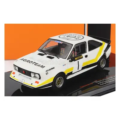 Ixo-models Škoda 160rs Mtx N 1 Rally Pribram 1984 V.Blahna - P.Scovanek 1:43, bílá