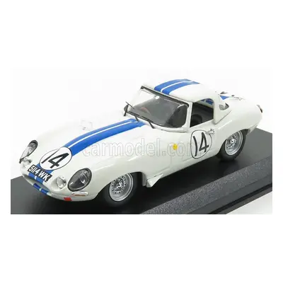 Best-model Jaguar E-type N 14 24h Le Mans 1963 Hansgen - Pabst 1:43 Bílá Modrá