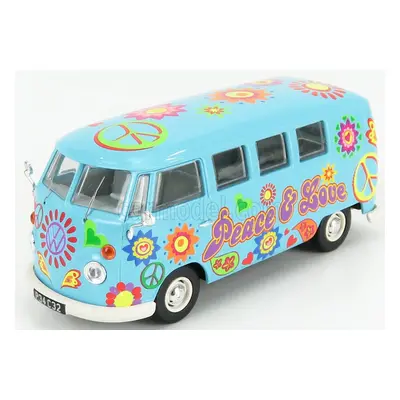 Corgi Volkswagen T1 Minibus Peace & Love 1961 1:43 Světle Modrá