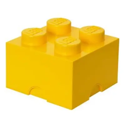 LEGO úložný box 250x250x180mm - žlutý