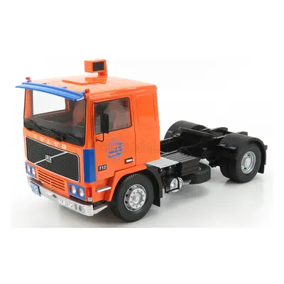 Road-kings Volvo F12 Turbo 6 Tractor Truck 2-assi 1977 1:18 Oranžová Modrá