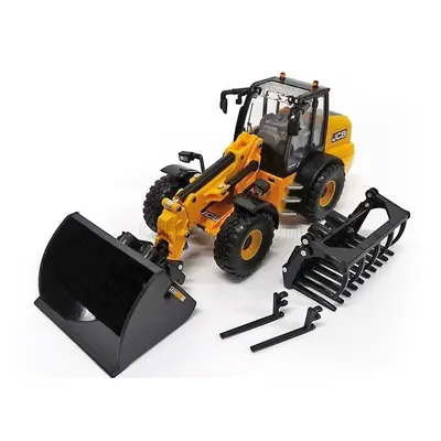 Britains JCB Tm420 Ruspa Gommata Tractor - Scraper 1:32 Žlutá Černá