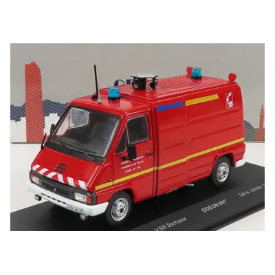 Odeon Renault Master T30d Van Vsr Bemaex Sapeurs Pompiers 1981 1:43 Red