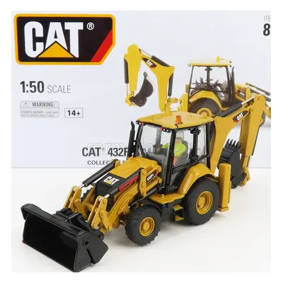 Dm-models Caterpillar Cat432f2 Bagr a nakladač 2v1 1:50, žlutá