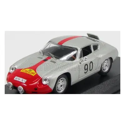 Best-model Porsche 1600gs Abarth N 90 Tour De Corse 1961 1:43 Silver Red