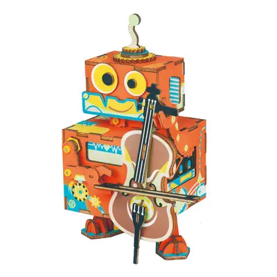 RoboTime 3D skládačka hrací skříňky Muzikální robůtek