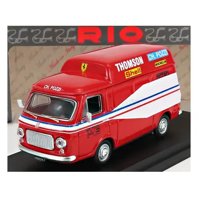 Rio-models Fiat 238 Van Assistenza Corse Ferrari Ch Pozzi 24h Le Mans 1978 1:43 Červená Bílá