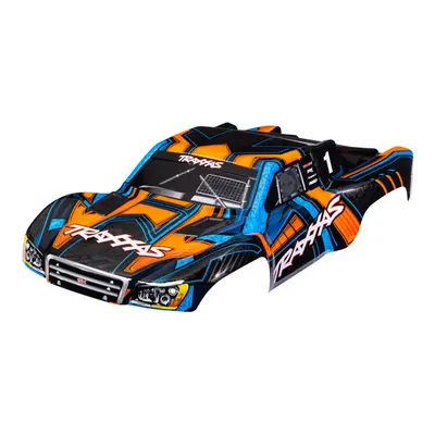 Traxxas karosérie Slash 4X4 oranžovo-modrá (bezsponková)