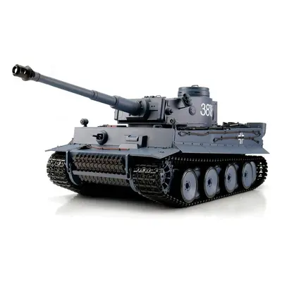 TORRO tank 1/16 RC TIGER I šedá kamufláž - BB Airsoft+IR