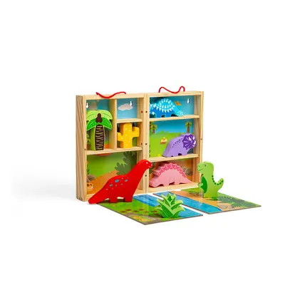 Bigjigs Toys Krabička na hraní dinosauři