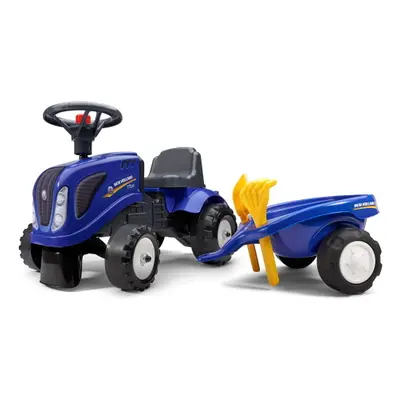 FALK - Dětské odrážedlo Baby New Holland T7 s vlečkou