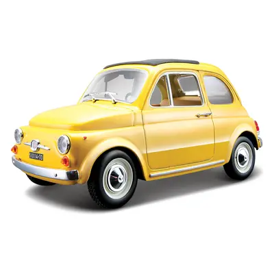 Bburago Fiat 500F 1965 1:24 žlutá