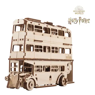 Ugears 3D dřevěné mechanické puzzle Harry Potter Rytířský autobus