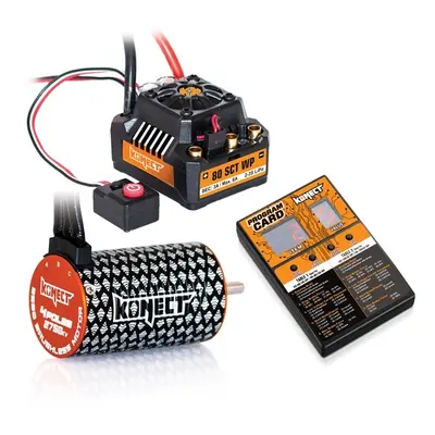 COMBO BRUSHLESS 80Amp SCT WP s 4P 3660SL 2750Kv motorem + programovací karta