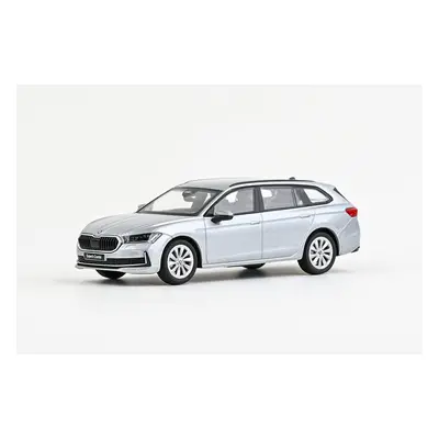 Abrex Škoda Superb IV Combi (2023) 1:43 - Stříbrná Pebble Metalíza