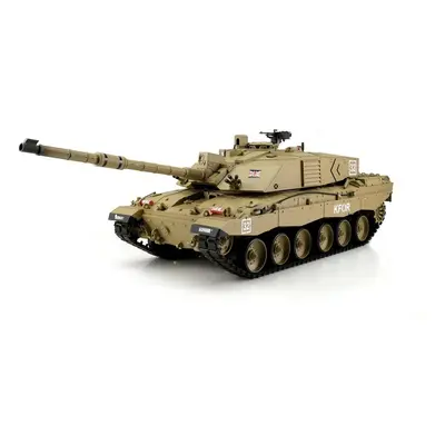 TORRO tank 1/16 RC CHALLENGER 2 písečná kamufláž - BB Airsoft+IR