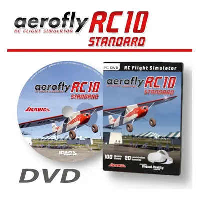 Aerofly RC10 STANDARD - DVD pro Win 10/11