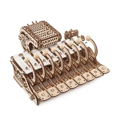 Ugears 3D dřevěné mechanické puzzle Programovatelná celesta