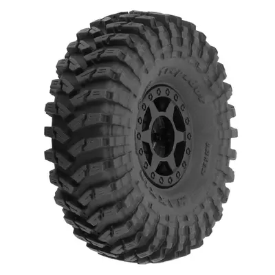 Pro-Line kolo s pneu 1:24 Maxxis Trepador 1.0", disk černý Holocomb H7mm (4)