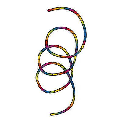 Duhový ocas Tube Tail Rainbow Spiral 24 m