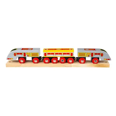 Bigjigs Rail Rychlík Eurostar + 3 koleje