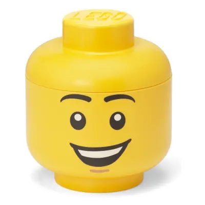 LEGO Storage Head small - šťastný chlapec