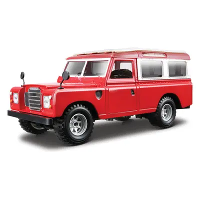 Bburago Land Rover Series II 1:24 červená