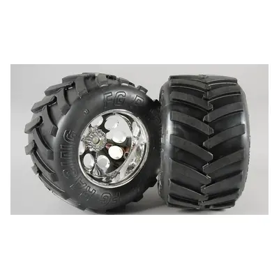 Monster Truck nalepené gumy, M směs, 14mm, 2ks.