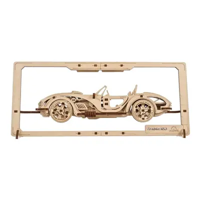 Ugears 2.5D dřevěné mechanické puzzle Roadster MK3