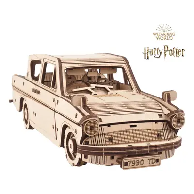 Ugears 3D dřevěné mechanické puzzle Harry Potter Létající Ford Anglia