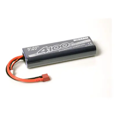 NOSRAM 4100mAh - 7.4V - 50C LiPo Car Stickpack Hardcase - T-DYN konektor