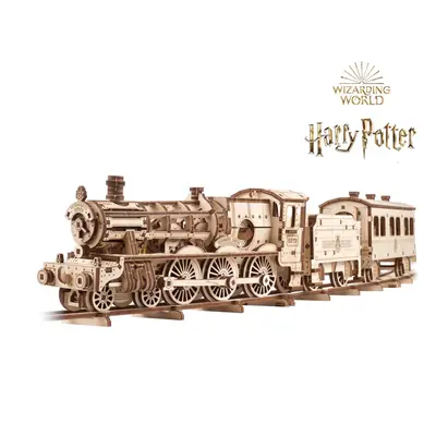 Ugears 3D dřevěné mechanické puzzle Harry Potter Bradavický expres